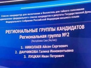 Три лидера в списке ЕР в Госдуму