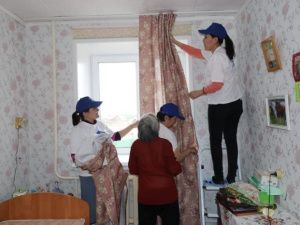 В Тулагино-Кильдямском наслеге проведена акция «Ремонт в доме ветерана»