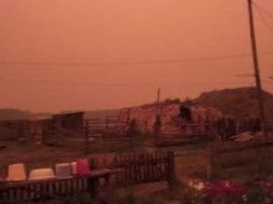 Минэкологии Якутии: солнце исчезло из-за дыма от пожаров