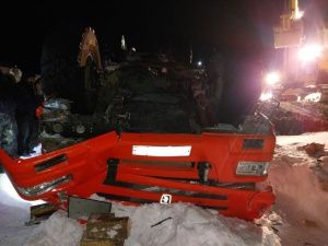 В Якутии перевернулся "Камаз": Прижатый кабиной пассажир скончался на месте ДТП