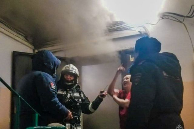 В общежитии по улице Богатырева в Якутске произошел пожар