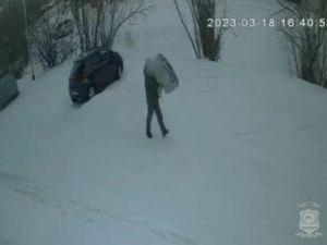 Полицией Якутска установлен подозреваемый в краже авточехла