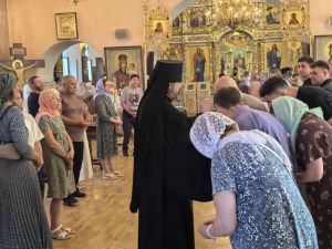 Архиепископ Роман совершил Литургию в день памяти пророка Илии в кафедральном соборе