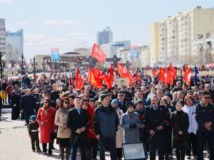 В Якутске отпраздновали 74-ю годовщину Великой Победы