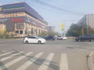 Пьяный водитель совершил столкновение на перекрестке в Якутске