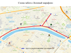 На время проведения спортивного мероприятия «Зеленый марафон» временно ограничат движение транспортных средств