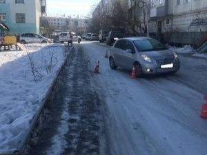 В Якутске автоледи совершила наезд на ребенка