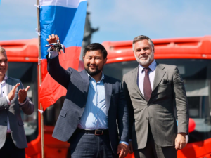 Парк общественного транспорта Якутска пополнился новыми автобусами