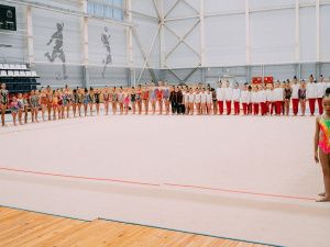 В Якутске Ксения Дудкина провела первую тренировку сезона по художественной гимнастике