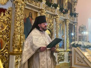 Архиерейские богослужения Рождественского сочельника в Преображенском соборе