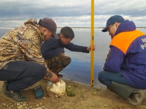 Вторая волна весеннего половодья проходит в Ленском районе 18.00