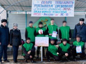 Соревнования по зимнему футболу среди осужденных Якутии состоялись в ИК-6