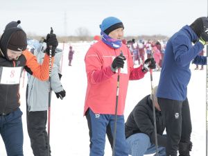 Профсоюзы Якутии провели эстафету по лыжным гонкам