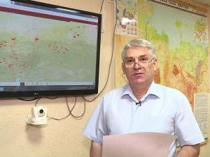 В Якутск ветер принёс дым от пожаров по реке Алдан