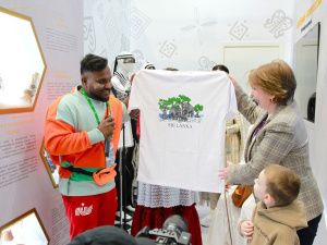 Стенд Якутии встретил гостей на Всемирном фестивале молодежи