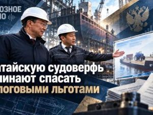 Жатайскую судоверфь начинают спасать налоговыми льготами