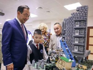 Айсен Николаев принял талантливого школьника из Якутска