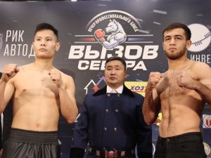 Участники вечера профессионального бокса в Якутске встретились лицом к лицу