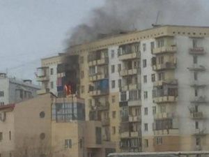 В малосемейке на улице Горького произошел пожар