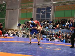 Фоторепортаж. Главные схватки чемпионата Якутии по вольной борьбе