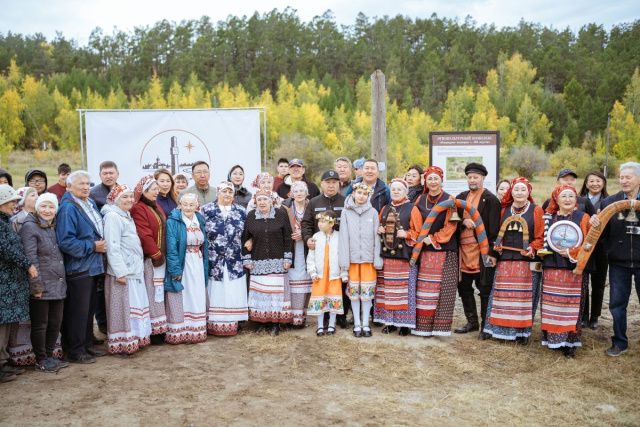 В Табаге установили верстовой столб – начало «Ямщицкого подворья»