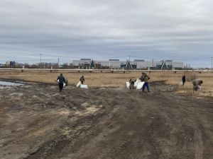 В Гагаринском округе на субботниках приняли участие более 1600 человек