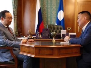 Глава Якутии провел встречу с руководителем Нюрбинского улуса 