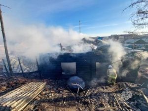 В Мегино-Кангаласском районе после тушения пожара обнаружен труп мужчины