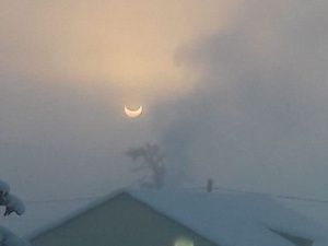 Солнечное затмение в Якутии накануне Рождества