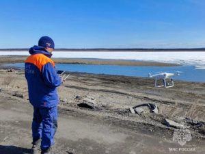 Ледоход на реке Лене: протяженность 337 км, за сутки - продвижение на 45 км