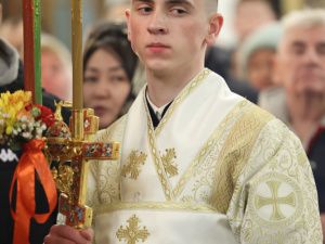 Пасха Христова: архиерейское богослужение в Преображенском соборе