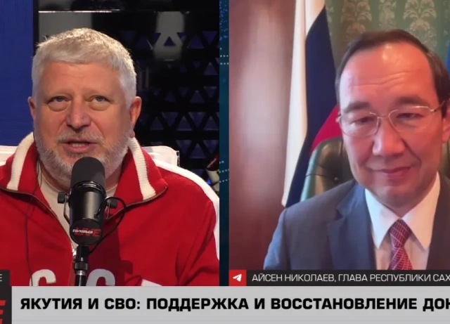 Айсен Николаев рассказал о помощи Донбассу и якутских бойцах в интервью каналу СоловьевLive