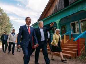 Айсен Николаев посетил Алданский район