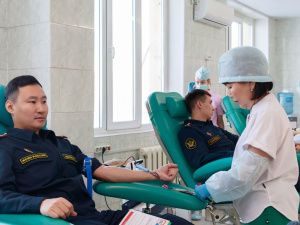 Сотрудники медико-санитарной части № 14 присоединились к Всероссийской донорской акции, приуроченной к 80-летию Победы в Великой Отечественной войне 