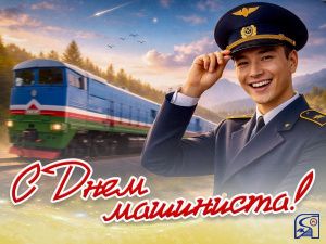 Василий Шимохин поздравляет с Днём машиниста!