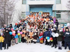 Эстафету огня VIII Игр «Дети Азии» встретил Нижнеколымский район Якутии