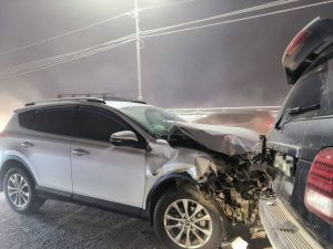 В Якутске в тройном ДТП пострадали два человека