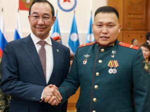 В Якутске чествовали Героя России Родимира Максимова